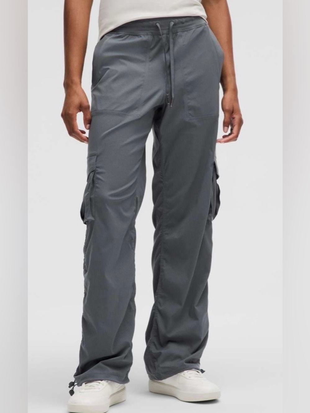 NWOT Lululemon Dance Studio Relaxed-Fit Mid-Rise Cargo Pant in Oil Grey - large